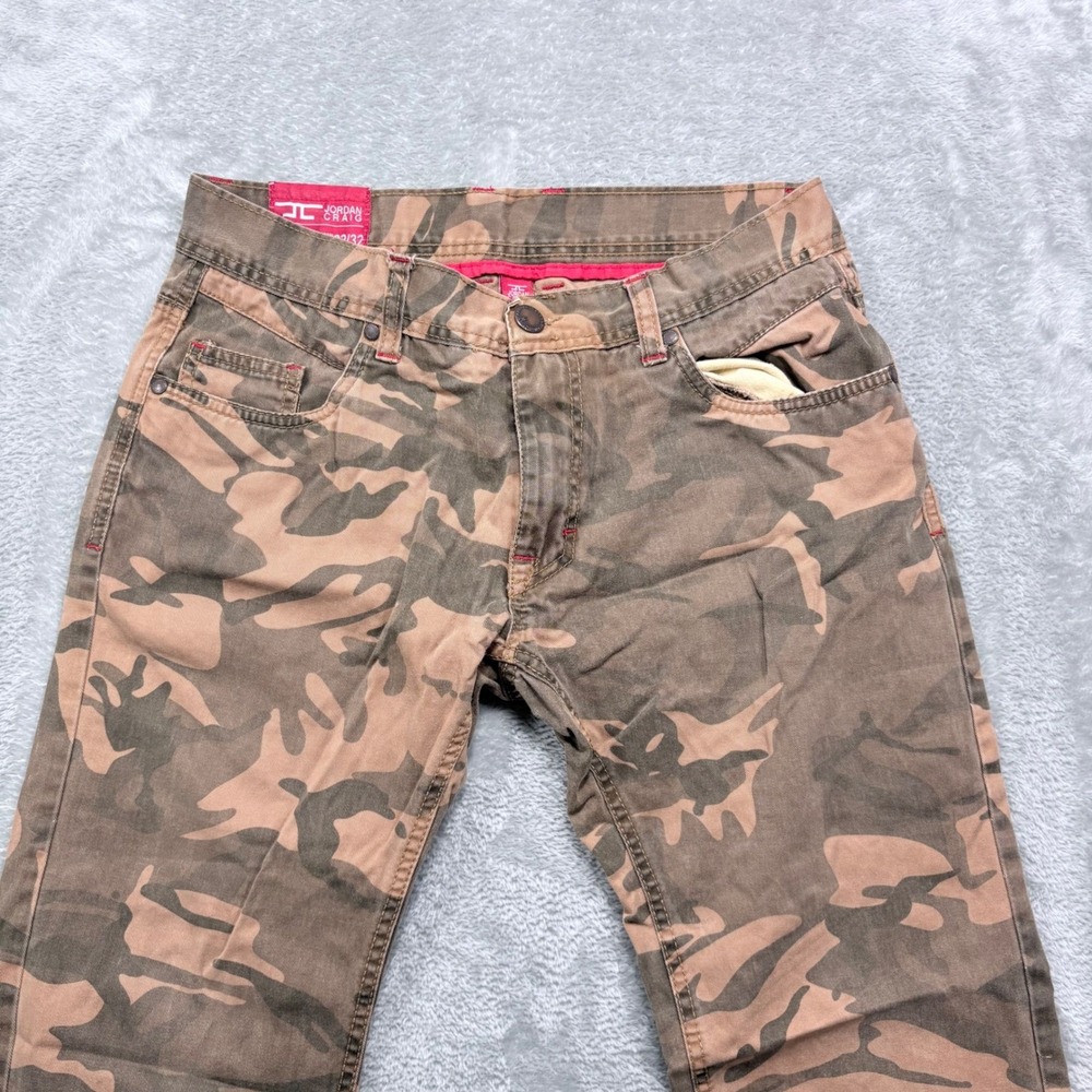Jordan Craig Camo Straight Leg Pants Men 32x32 Y2K - Picture 3 of 8